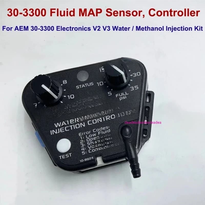 Nuovo controller 30-3300 + cavo 303300 sensore MAP fluido adatto per kit di iniezione acqua/metanolo AEM 30-3300 Electronics V2 V3