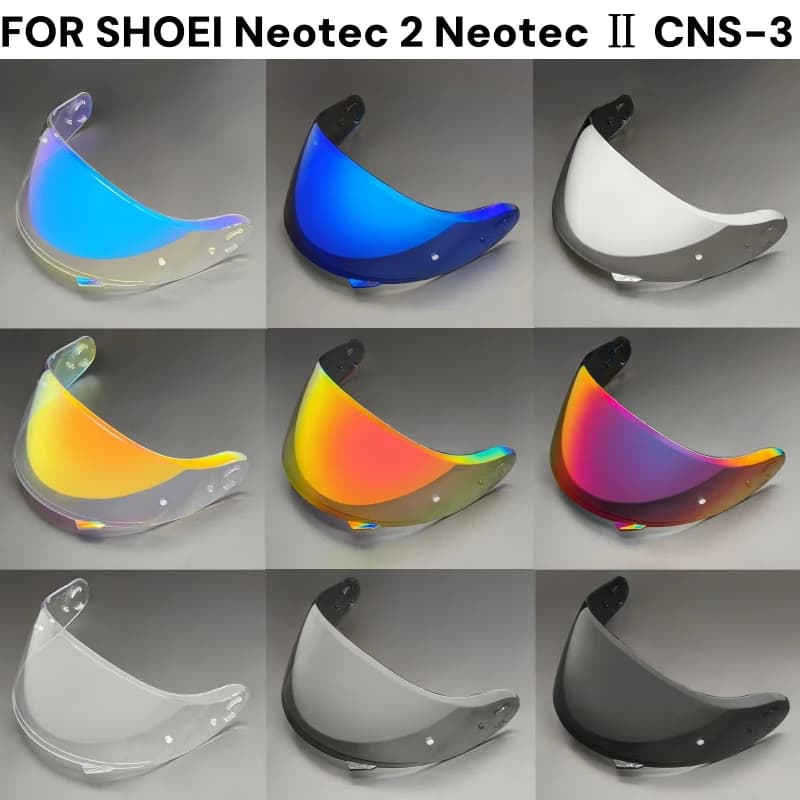 Neotec 2 CNS-3 Visiera per casco per Shoei Neotec II Caschi moto Visera Protezione solare Occhiali di protezione UV Moto Casco Lente