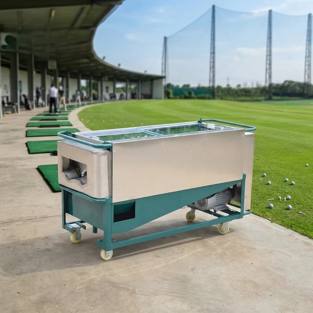 Factory Sales Stainless Steel Automatic Golf Ball Washer Machine Golf Ball Cleaning Machine Tool for Golf Driving Range