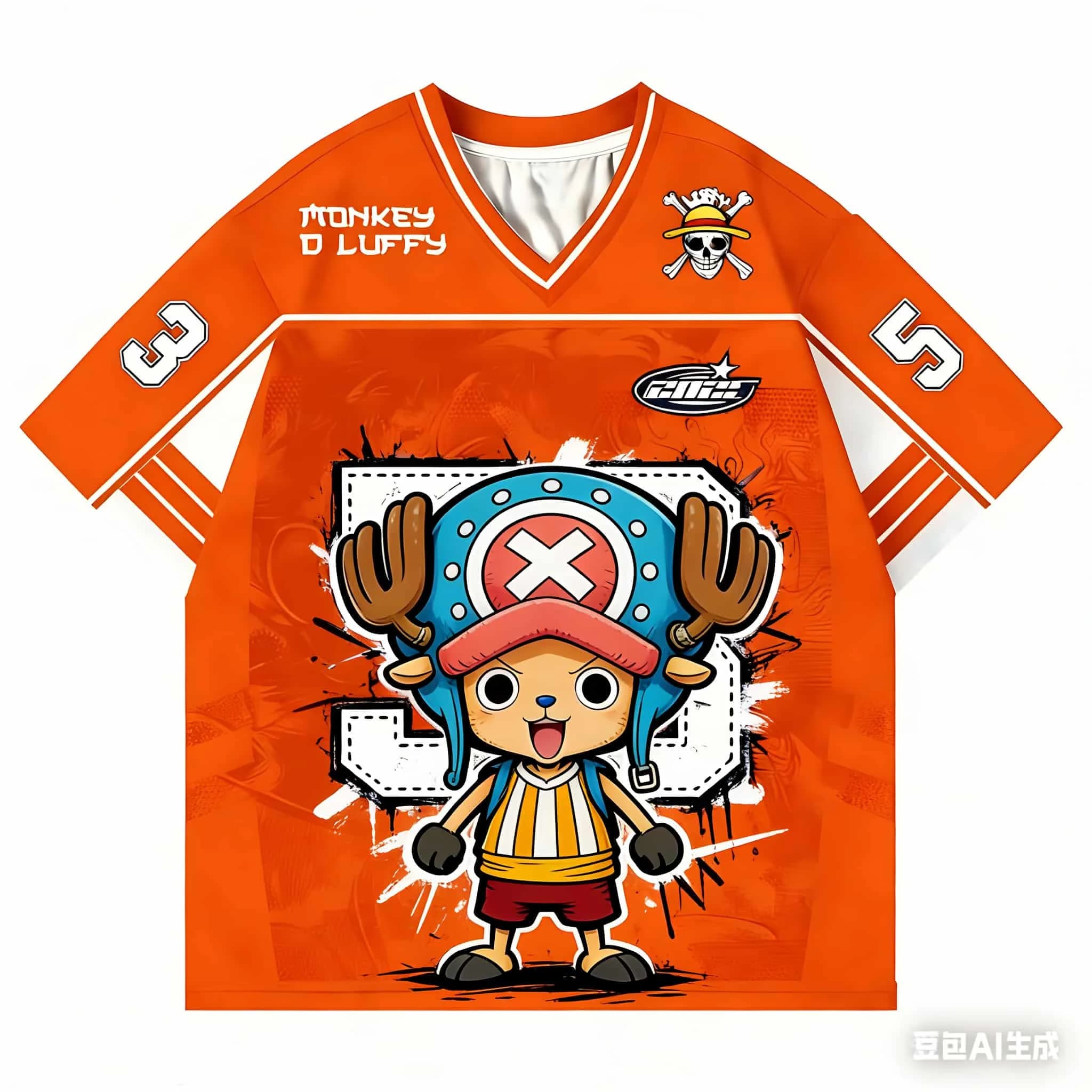 Maglietta One Piece Tony Tony Chopper 35 Jersey 3D ad asciugatura rapida per uomo, donna, bambino, anime, sport, casual, fan, t-shirt, tuta da allenamento sportiva