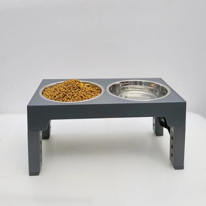 Ciotola per animali domestici Ciotola per cani in acciaio inossidabile Ciotola per cani di sollevamento anti-ribaltamento Ciotola per cani di grandi dimensioni Ciotola per cibo Ciotola per cibo lento per animali domestici