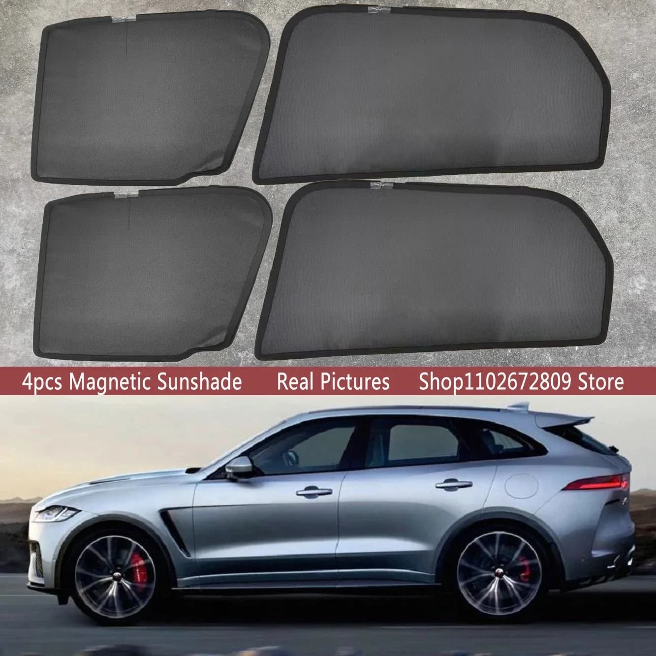 Parasole Magnetico per Auto, Tendina Parasole per Parabrezza, Accessori per Jaguar F-Pace FPace 2016 - 2023 2017 2018 2019
