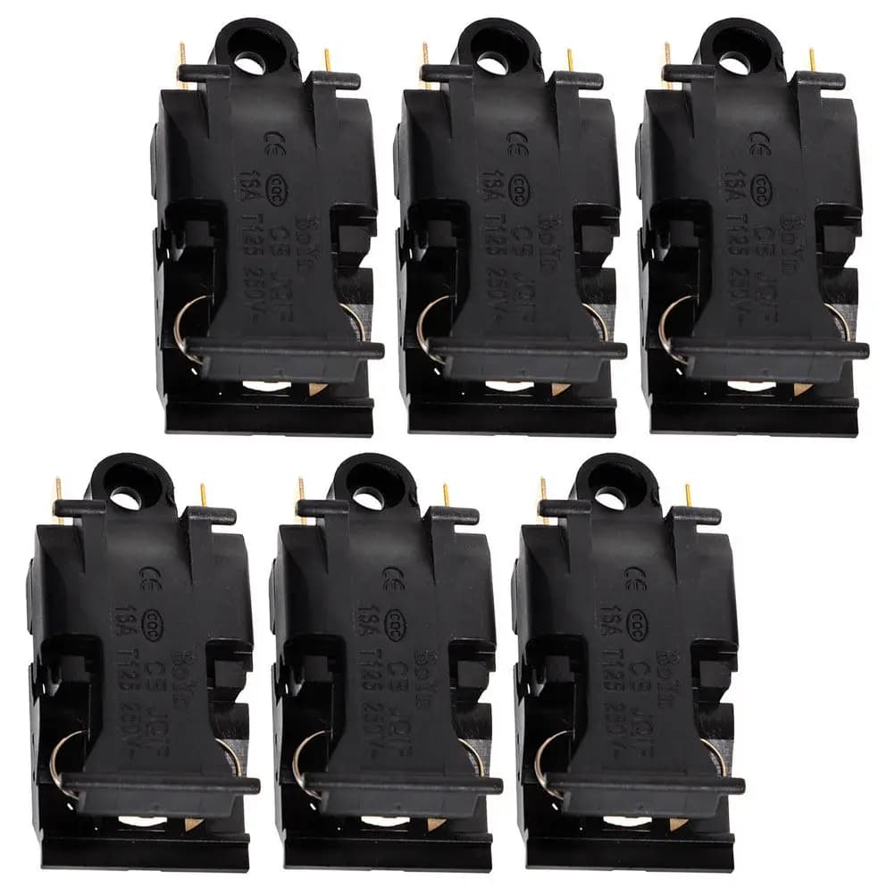 6Pcs Electric Kettle Thermostat Temperature Control Steam Switch Repair Part Auto Thermal Control for Home Water Heater Reliable