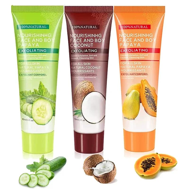 100ml Naturale Papaya Crema Esfoliante Scrub Peeling Gel Crema Per Il Viso Viso Corpo Cura Della Pelle Corpo Idratante Per Le Mani