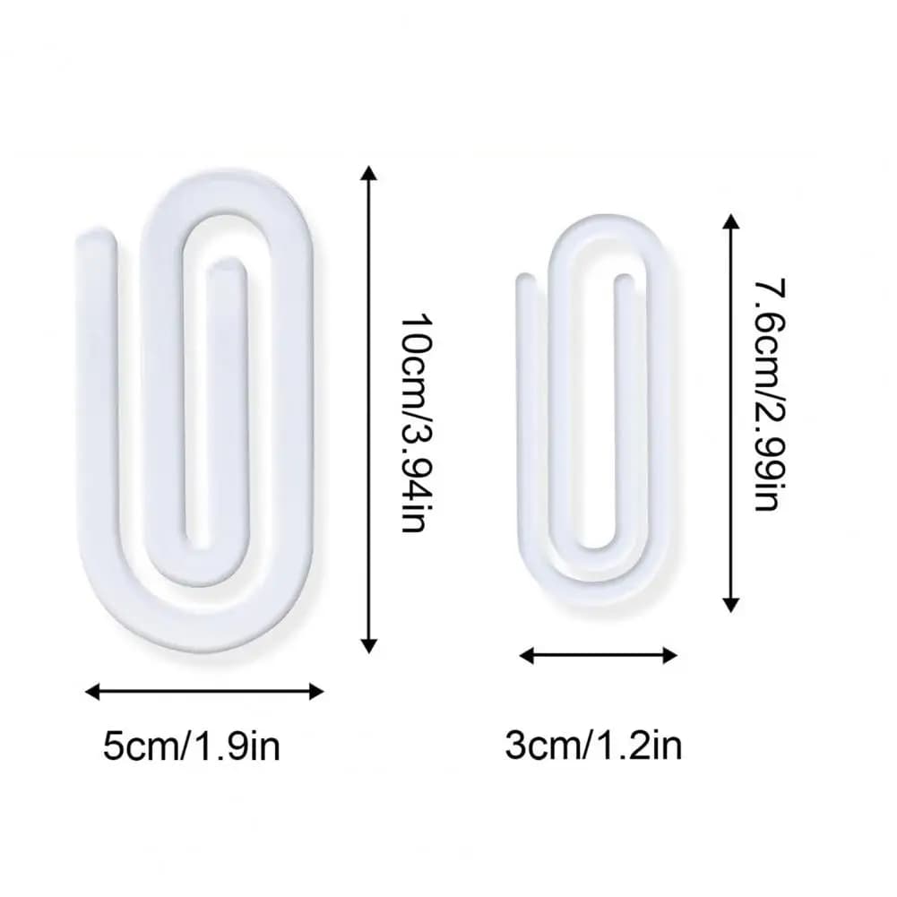 10 pezzi clip di carta per sublimazione graffetta jumbo acrilica vuota per trasferimento di calore graffette fai da te segnalibro forniture per ufficio scolastico a casa