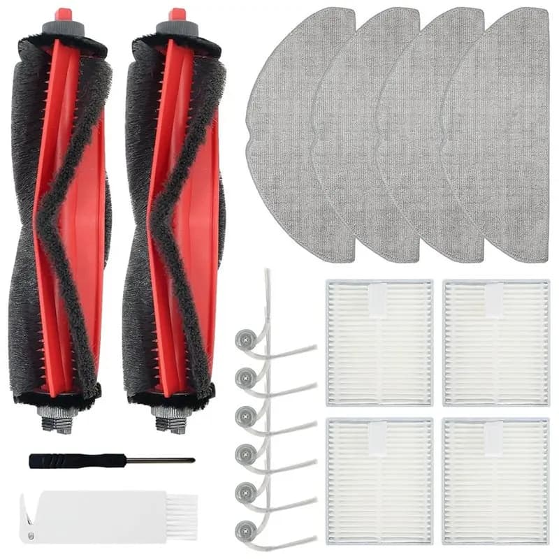 【NUOVISSIMO】Kit di parti di ricambio per aspirapolvere robot Roborock Q7 M5/M5+, serie L5/L5+, spazzola laterale principale, filtro Hepa, panni per la pulizia