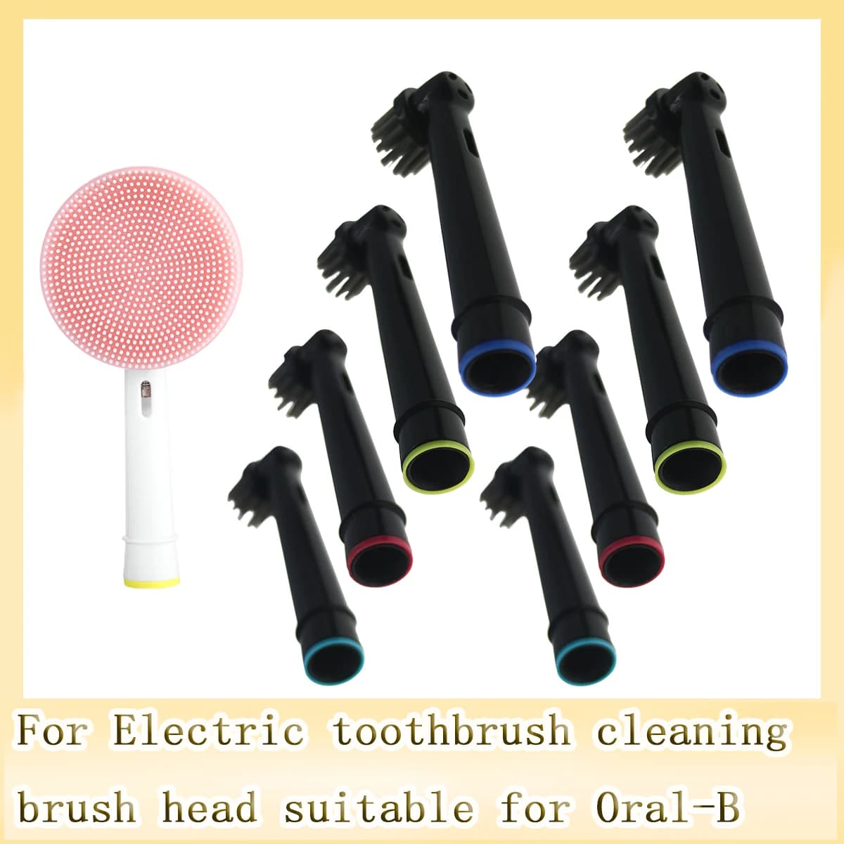 Electric toothbrush facial cleaning brush head and bamboo charcoal brush head For Oral-B Advance Power/Pro Health/Triumph