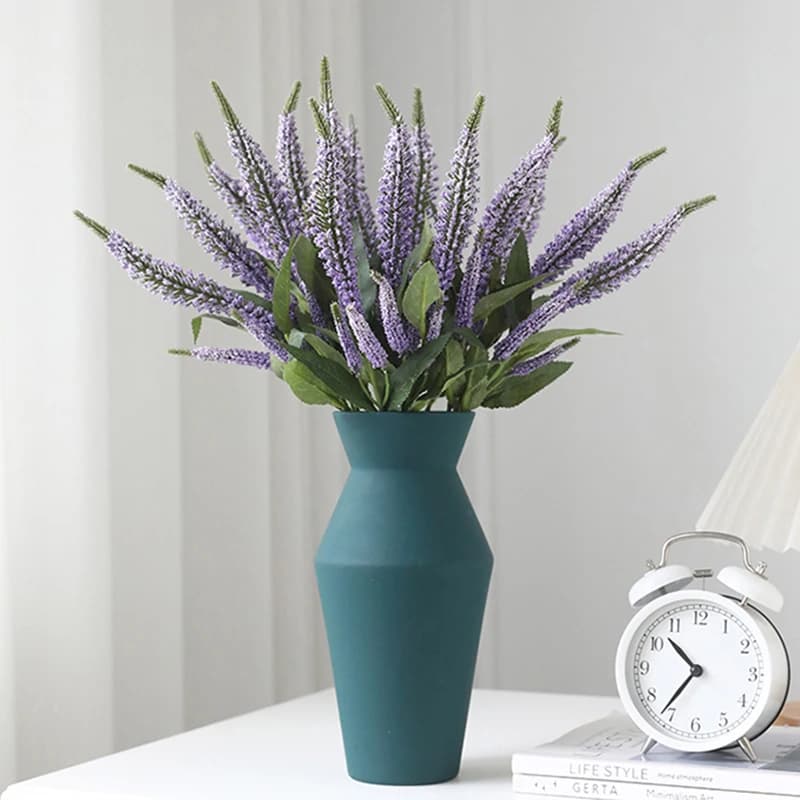1 Bundle Of Minimalist Simulation, 3 Heads Of Sage Simulation Flowers, Decorative Bouquet, Fake Flowers, Dining Table Flowers