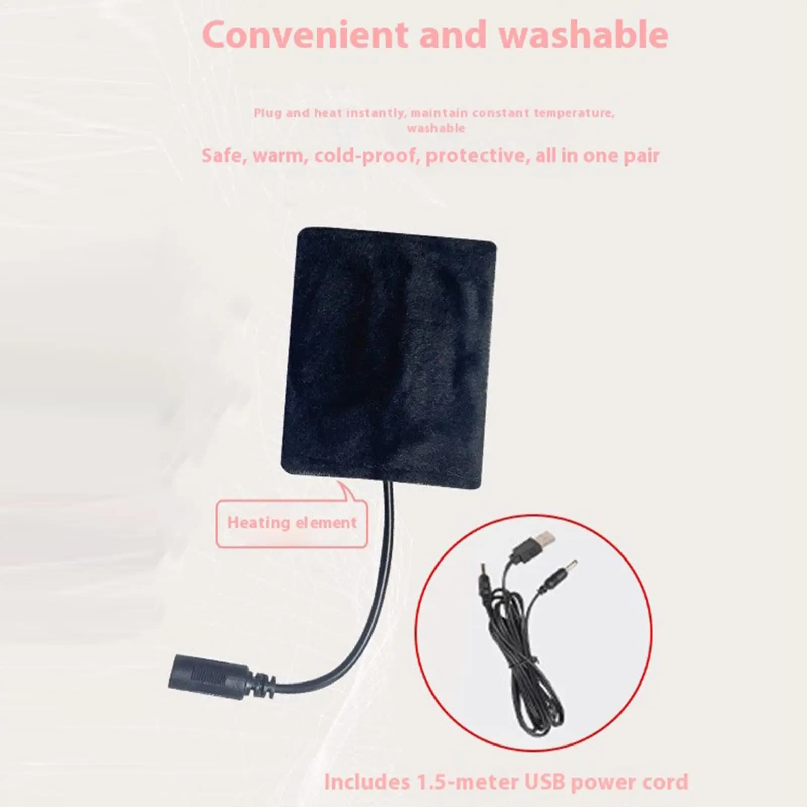 Guanti termici elettrici USB Guanti riscaldanti impermeabili per ciclismo invernale Sci caldo Caccia Pesca Guanti riscaldati per moto