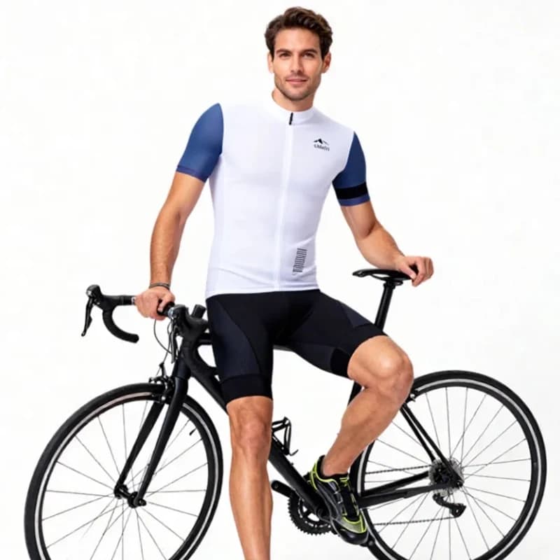 CINESSD Summer Cycling Shirt Short Sleeved Lightweight Breathable and Breathable Men's Cycling Clothing MTB
