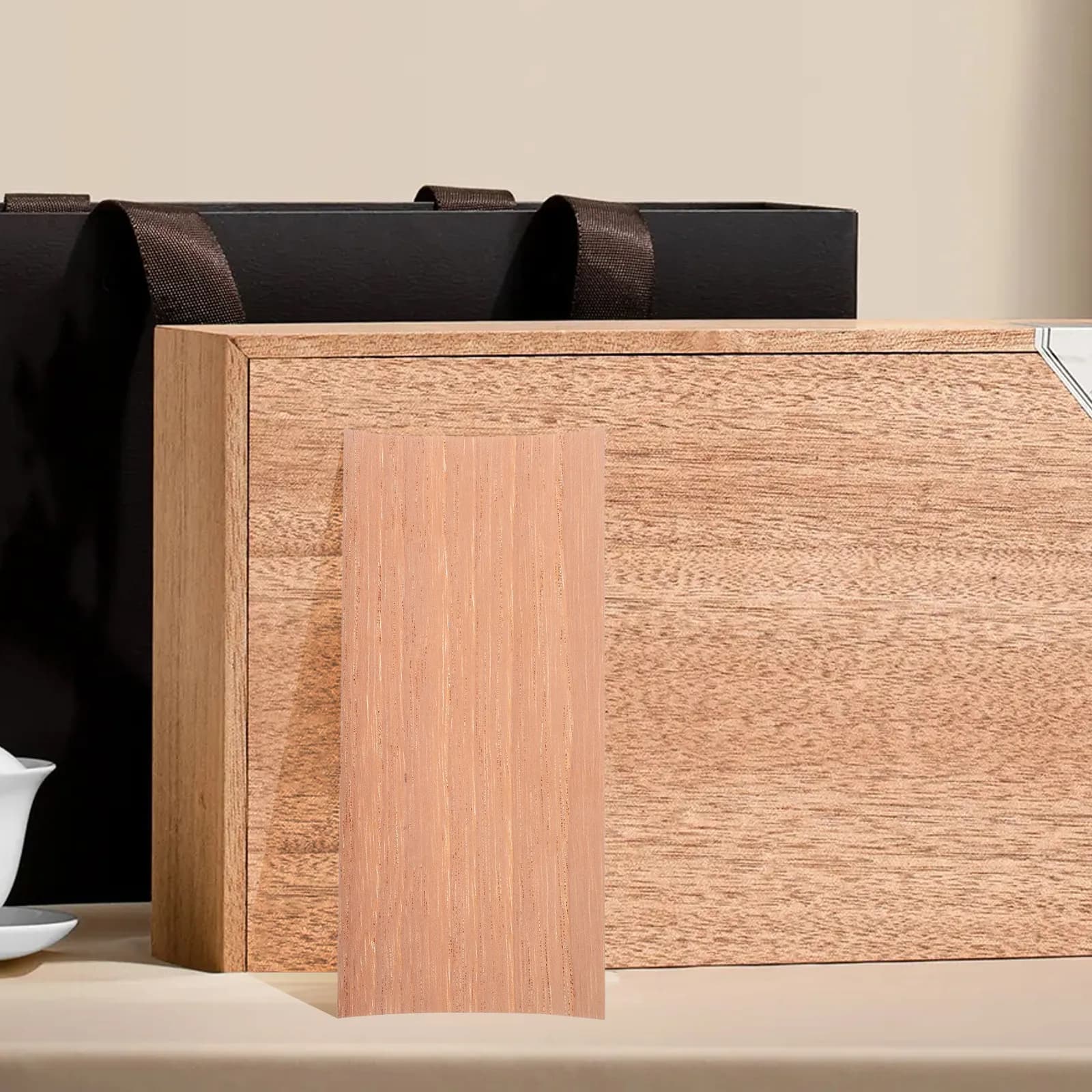 10 Pezzi di Legno di Cedro Solido per Affumicatore, Accessori per Sigari, Strisce e Blocchi di Legno per Umidificatori