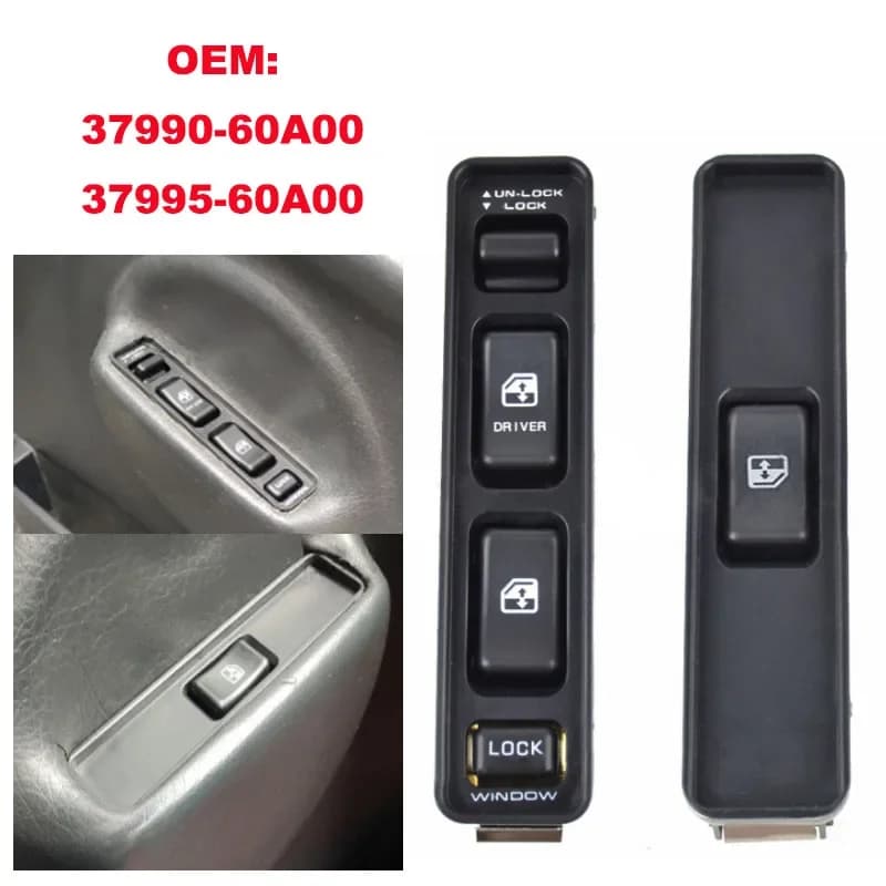 Left Right Electric Control Power Window Switch Button Regulator For Suzuki Vitara 1988-1998 37990-60A00 37995-60A00