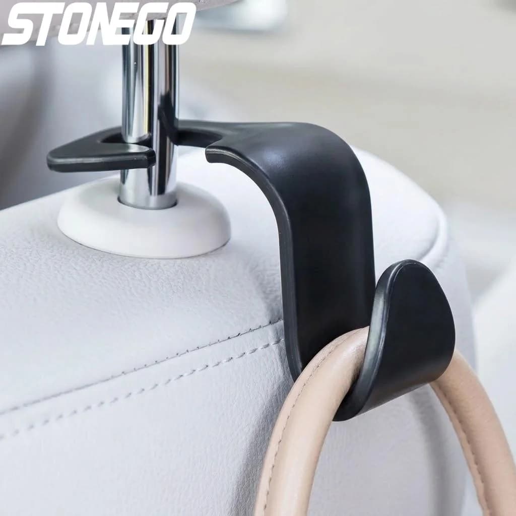 Organizer per Sedile Posteriore Auto, Borsa Portaoggetti con Ganci, Porta Borsa e Ombrello, Accessori Interni per Auto