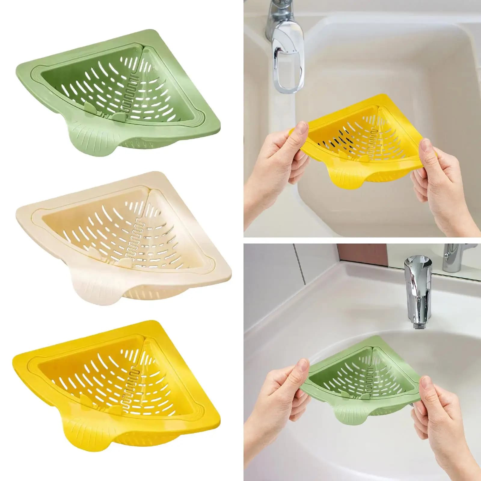 Kitchen Sink Strainer Basket ABS Plastic Magnetic Attachment for Food Waste and Efficient Filtration