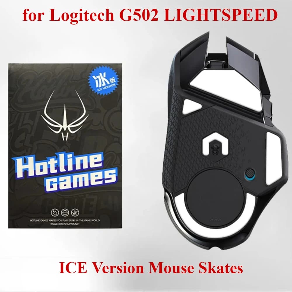 Nuovi pattini per mouse da gioco Hotline Piedi per mouse versione ICE per pattini Logitch G502 LIGHTSPEED