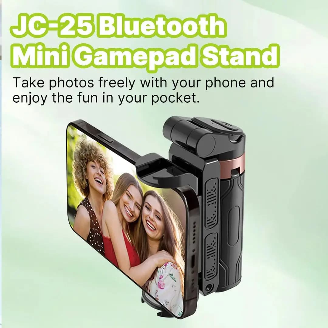 Mini selfie stick Bluetooth Selfie di tipo integrato multifunzionale con manico Supporto per gamepad portatile retrattile pieghevole