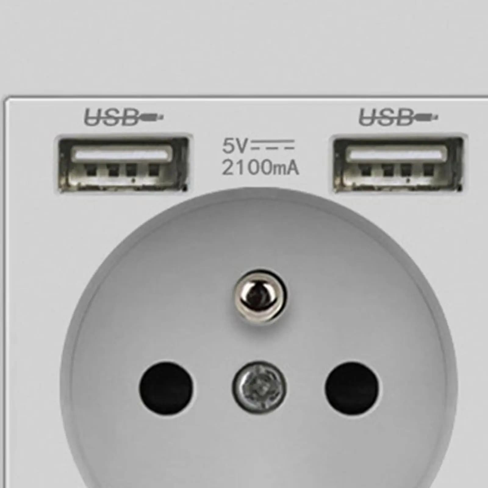 Wall USB Power Socket Plug Charger Adapter Multiple USB Ports Smart Socket for Home Office Kitchen