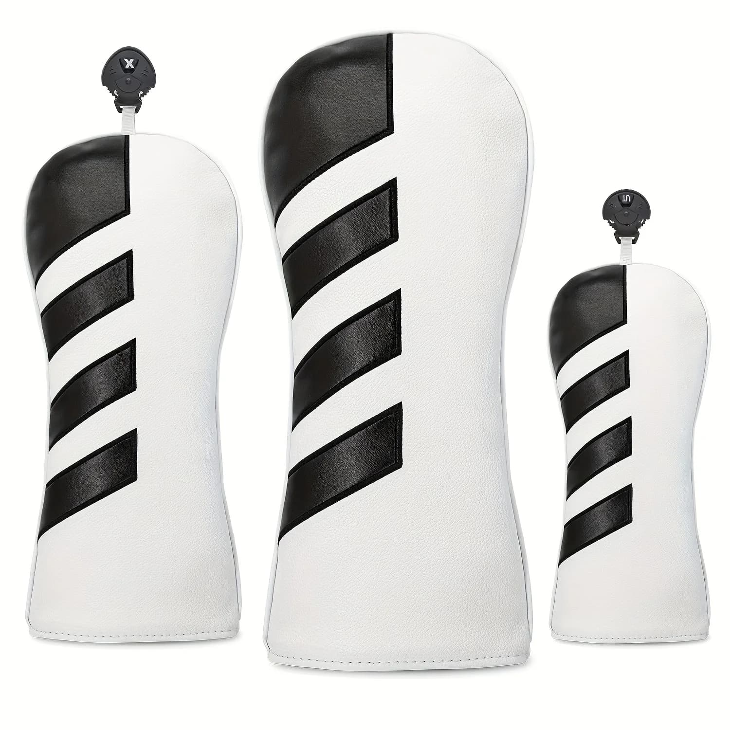 1 o 3 Pezzi Copritesta per Mazze da Golf Compatibili con Driver, Fairway, Hybrid - Copritesta Durevoli con Opzioni di Stile