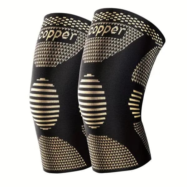Ginocchiera COPPERCompression per donna e uomo - Ginocchiera per donna che corre al dolore al ginocchio, manica di compressione per supporto al ginocchio, allenamento