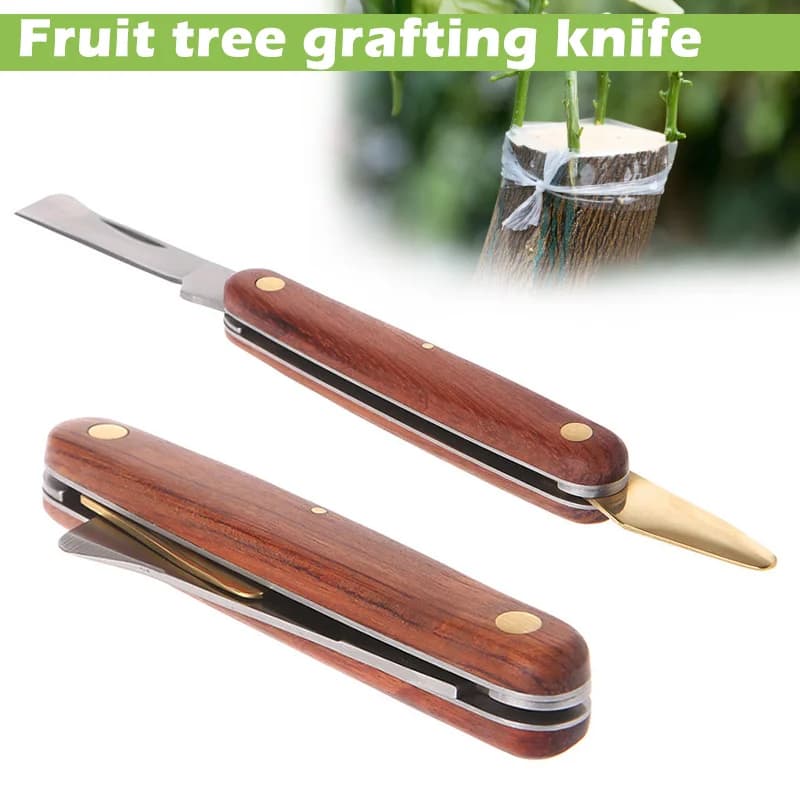 Fruit and vegetable grafting machine, garden folding grafting cutter Portable pruning tool for seedlings