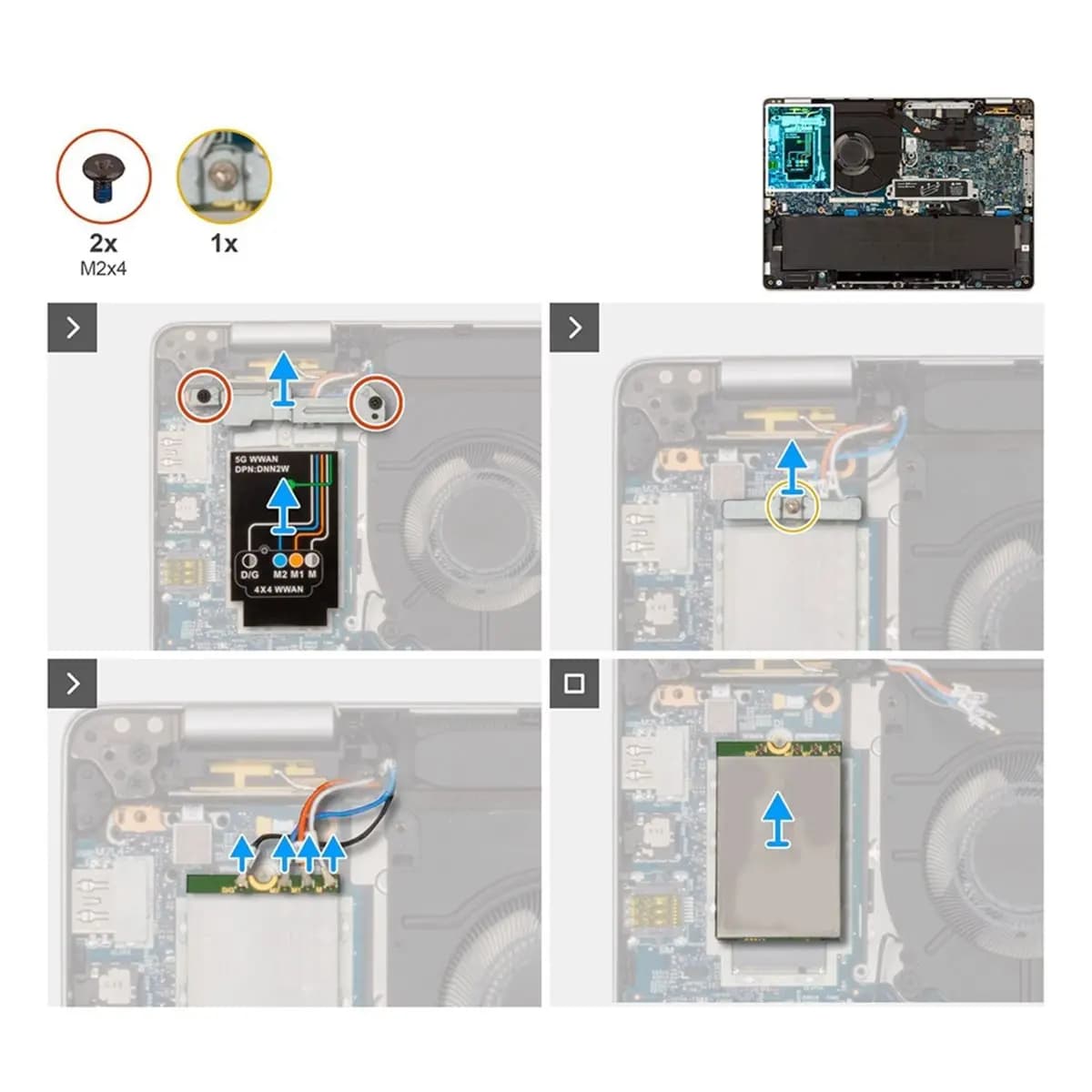 NEW FACTORY~EM120R- 4G Module EM120R CAT12 600Mbps M. 2/Key B for X1 Yoga 6th X13 Yoga P14s T14 T15 T15s