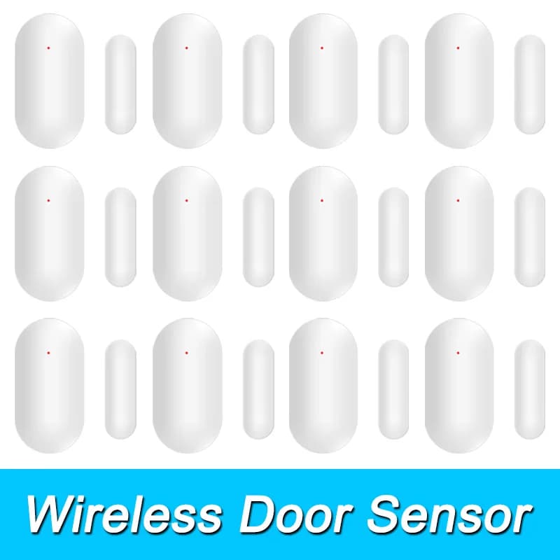 Sensore porta wireless 433 MHz EV1527 Rilevatore finestra porta aperta Funziona con il sistema di allarme antifurto di sicurezza domestica intelligente