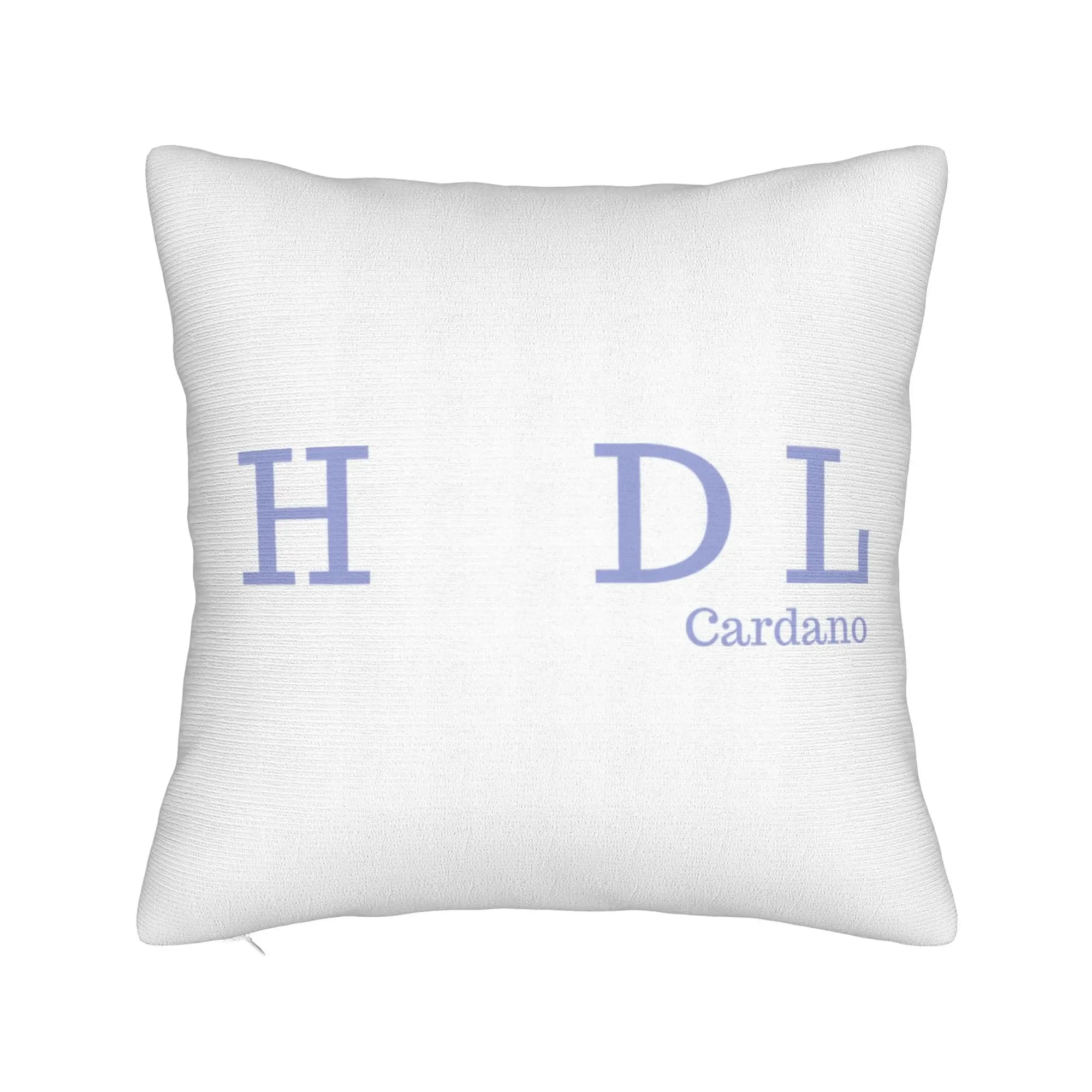 Custom Nordic HODL Cardano Crypto Cushion Cover Soft ADA Cryptocurrency Blockchain Throw Pillow Case Rectangle