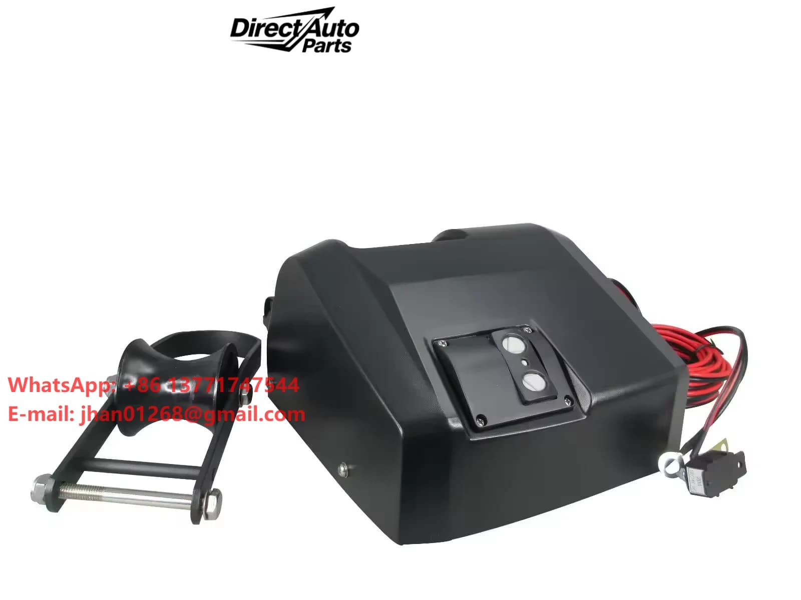 Heavy Duty Plastic Case Electric Anchor Winch for RV Boat Kayak Marine Docking Lifting Pulling Equipment