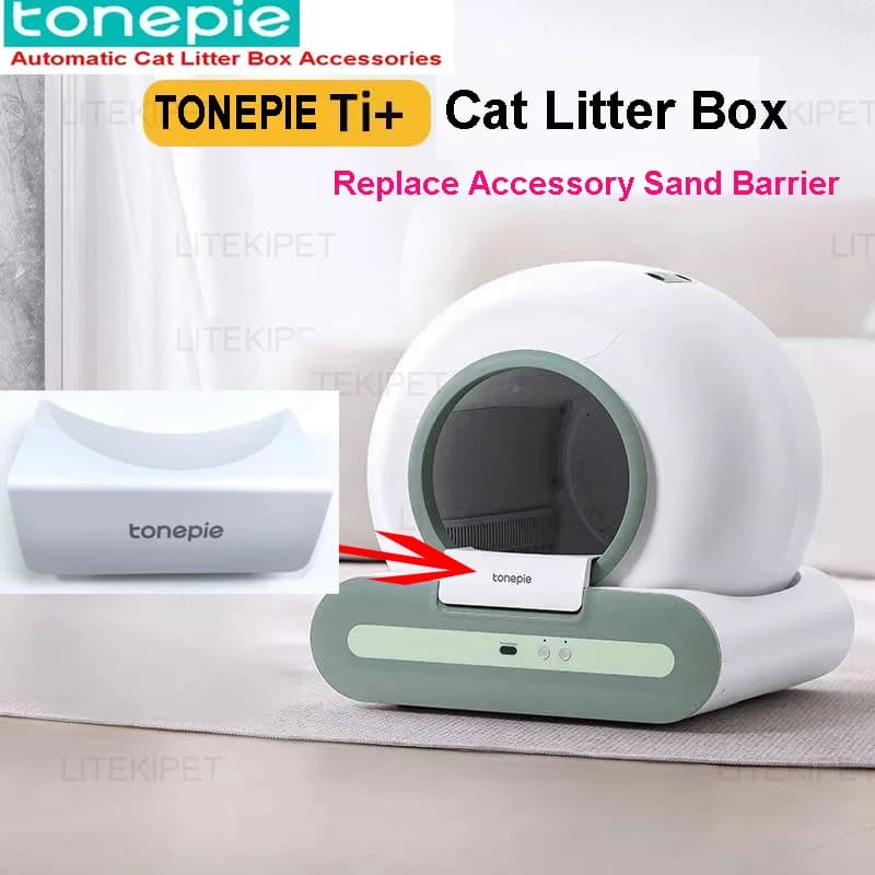 La lettiera automatica per gatti TONEPIE sostituisce la barriera di sabbia degli accessori per la sostituzione del toner TI + per animali domestici riduce le perdite di urina