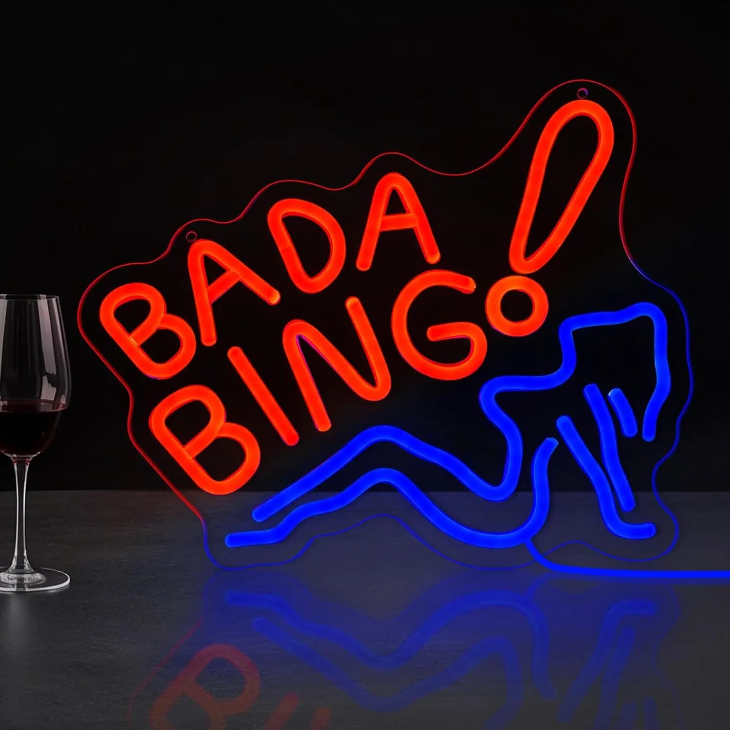 Bada Bing Girls LED Insegna al neon per la decorazione della parete Interruttore dimmerabile Lady Light USB per uomo Cave Bar Club Decorazione della camera da letto per feste