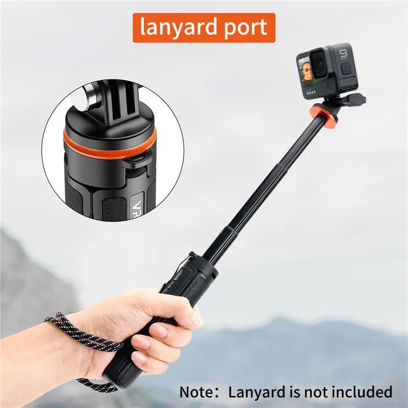 TP-08 Sports Camera Selfie Stick treppiede Stand 51Cm lega di alluminio per Gopro 12/11/10/9 Vlog Live Streaming Selfie Video Record