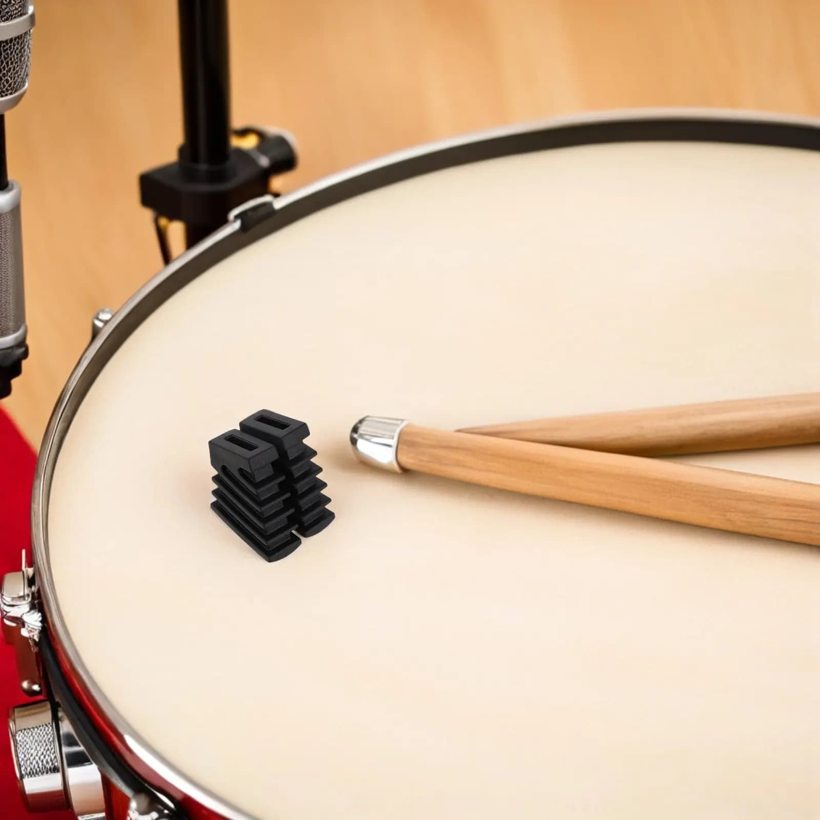 4Pcs Drum Rack Foot Pads Stable Plastic Protectors Anti-Slip Cushion 36x45mm Drum Stand Leg Cover Percussion Accessories
