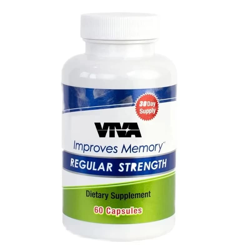 Improve memory -60 capsules containing brain supplements of xanthin and vitamin D that promote brain health