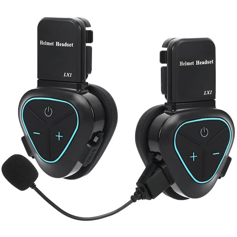 Lx1 Helmet Headset Waterproof Bluetooth Motorcycle Headphone For Motorbike Bicycle Delivery Rider Semi Helmet Use