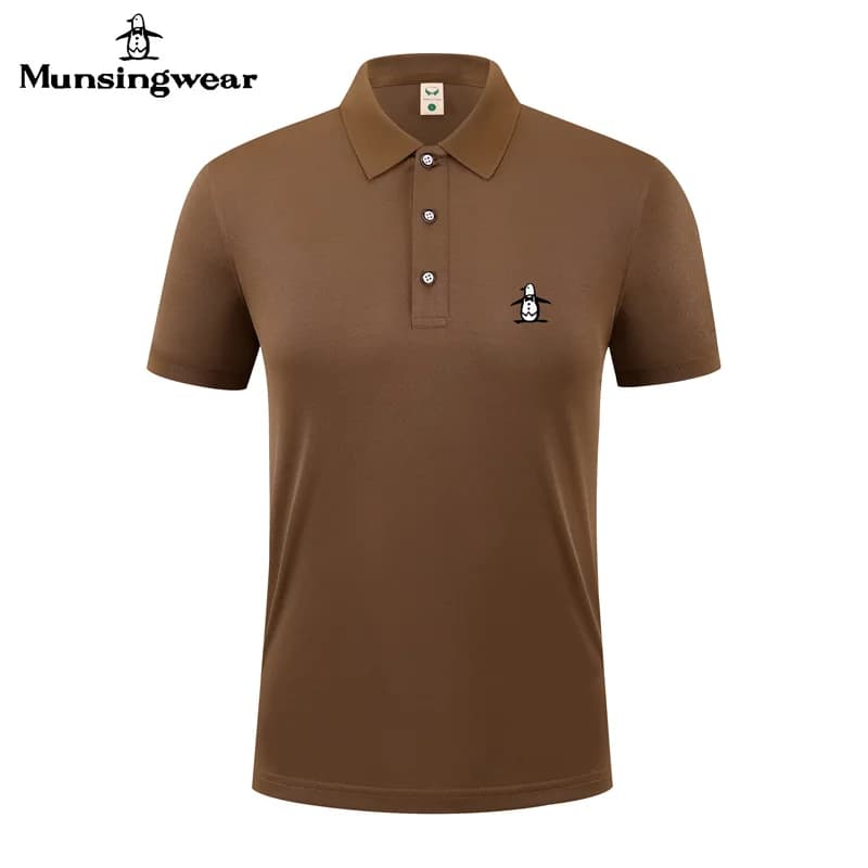 Golf Summer New Men's Polo Shirt, Fashionable Outdoor Fishing Casual Breathable Men's Short Sleeved Top