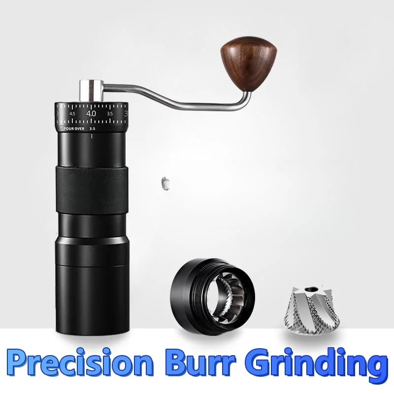 Manual Coffee Grinders Italian Maker Barista Anti Fly Ring Coffeeware Improves Sealed Storage Clear Container Moisture-Proof New