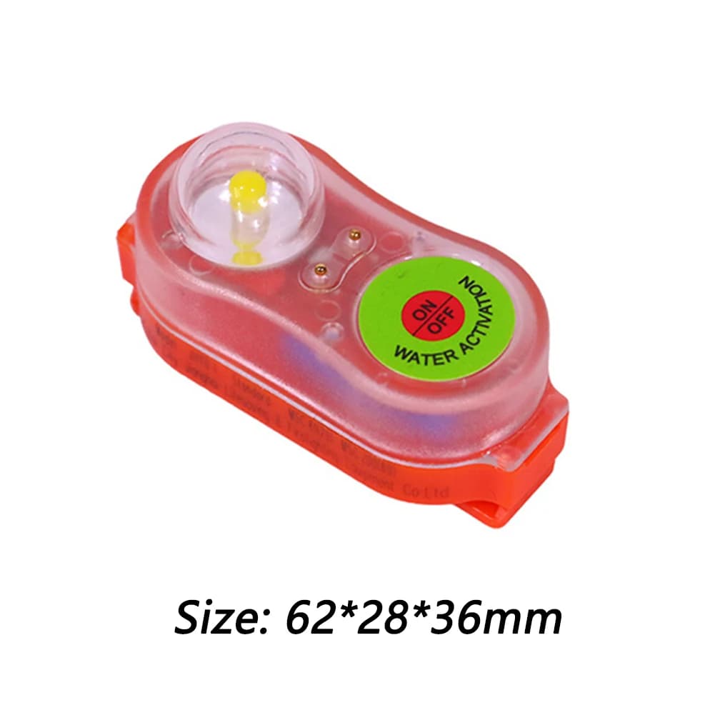 1/2/5/10Pcs LED Life Jacket Light Automatic Survivor Locator Light Waterproof Life Vest Signal Lamp for Survival Gear Accessory