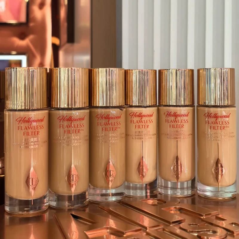 CT Hollywood Starlight Beauty Flawless Filter Foundation Make-up Gloss Liquido Illuminante Copertura Leggera Prima del Trucco