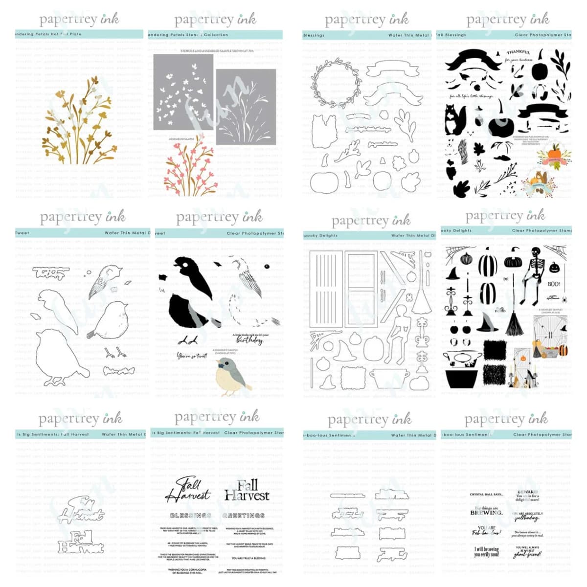 Stitched Pumpkin Halloween Stamps Stencil Set New Metal Cutting Dies DIY Scrapbooking Card Paper Cards Handmade Album