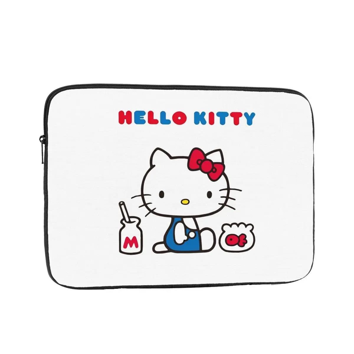 Custodia per Laptop Hello Kitty Milk 12 13 15 17 Pollici per MacBook Air Pro, Borsa Protettiva Antiurto per Uomini e Donne