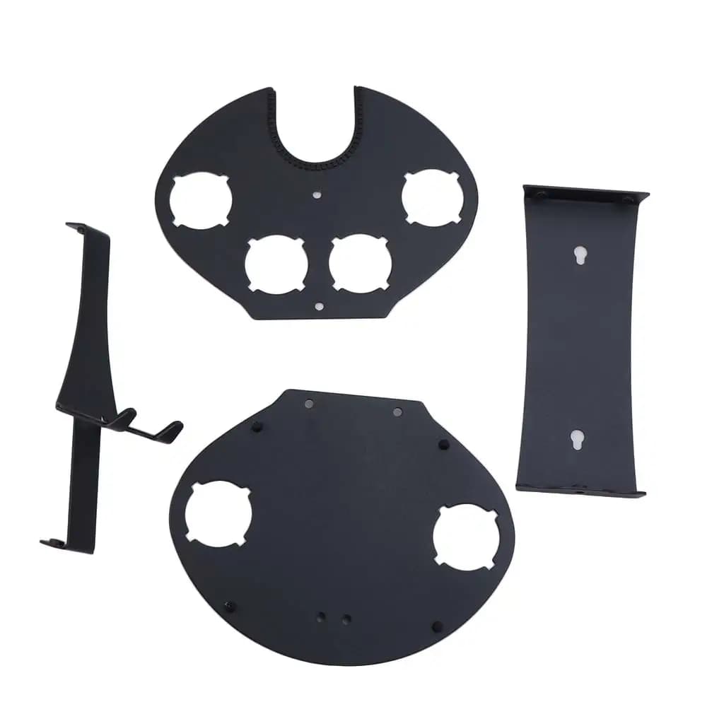 No Drill Curling Iron Storage Holder Wall Mounted/Desktop Space Saving Hair Dryer Stand Non-slip Curling Iron Stand