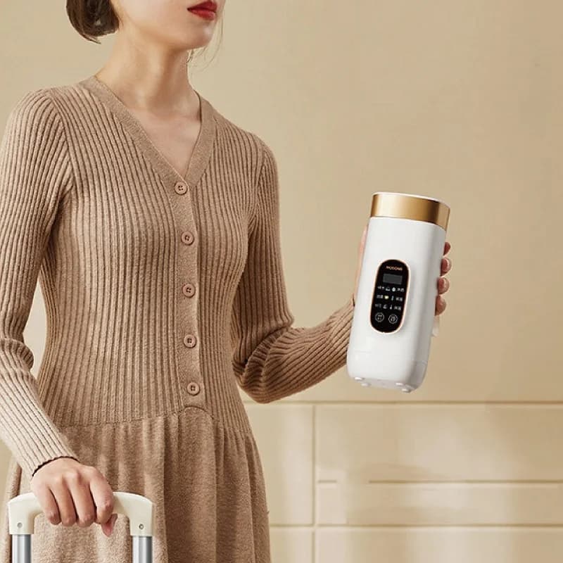 Bollitore elettrico da 400 W 650 ml Controllo della temperatura Pentola per la salute Teiera Pentola per acqua bollita portatile Tazza di riscaldamento intelligente Auto Mantieni caldo