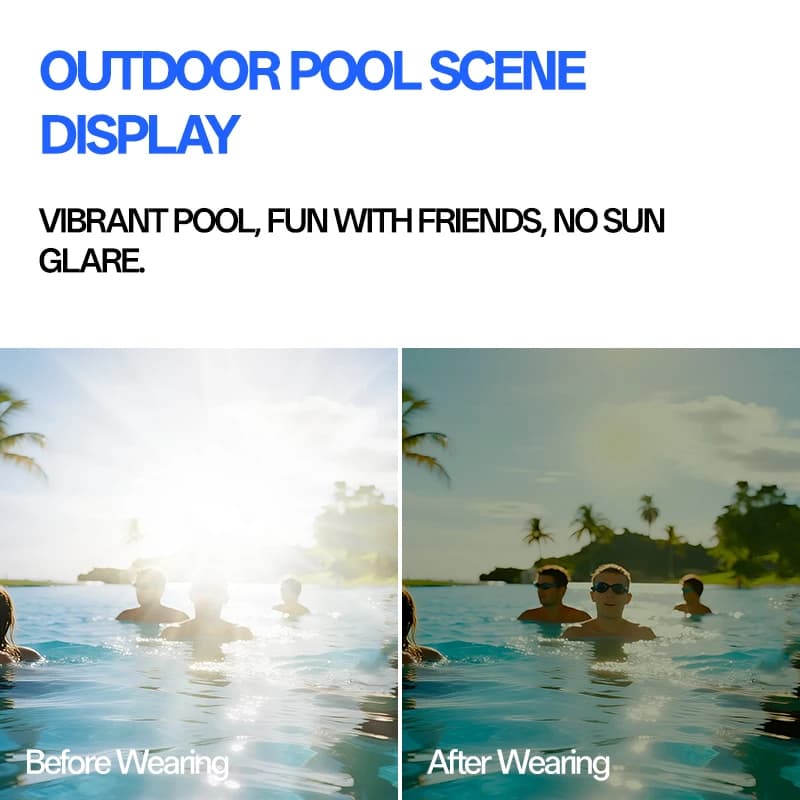 Scvcn Polarized Anti-Fog Professional Swimming Goggles Imported Waterproof UV Protection Diving Glasses Sports Swimming Goggles