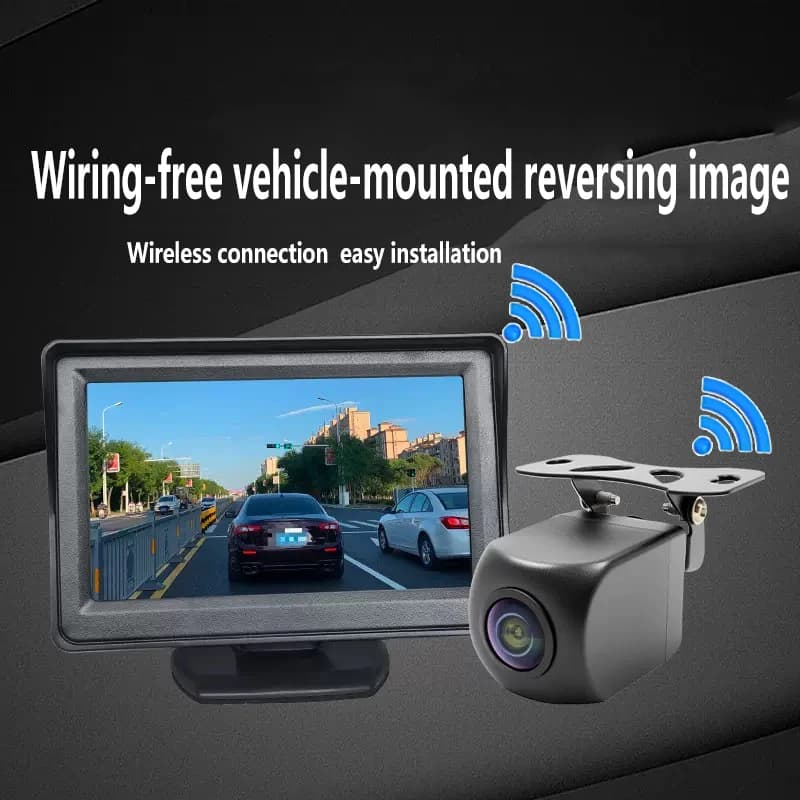 4.3 Inch Digital Wireless Car Display Car Camera with HD Night Vision for Wireless Reverse