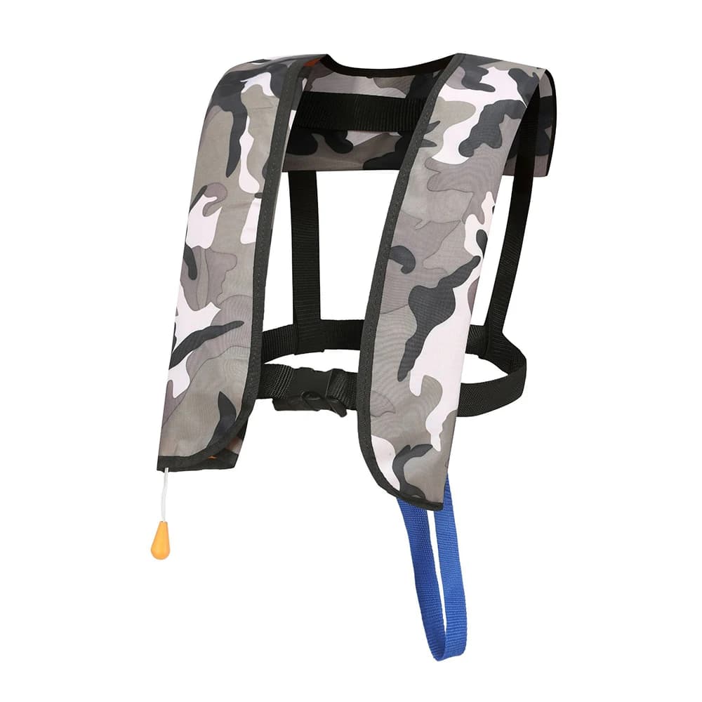 Giubbotto di salvataggio gonfiabile automatico Giubbotto di salvataggio da pesca professionale per nuoto per bambini Sport acquatici Giubbotto di salvataggio per adulti per la pesca