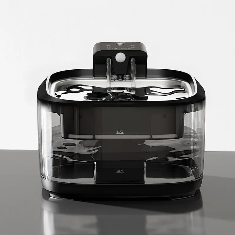 Intelligent Rechargeable Cats Fountain Dog Bowl No Stopper Automatic Water Filter