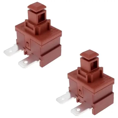 2pcs Power Switch Push Button Switch On-Off Power Button Switch Self-locking Switch For Miele C1 C2 C3 Vacuum Cleaner