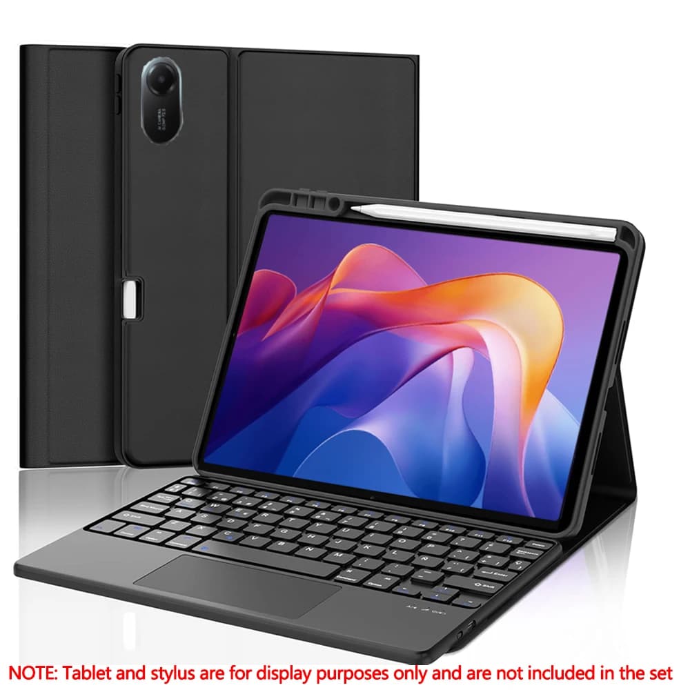 Custodia con tastiera per Xiaomi Redmi Pad 2 da 11 pollici, custodia con tastiera per tablet Redmi Pad 2 da 11 pollici con slot per penna