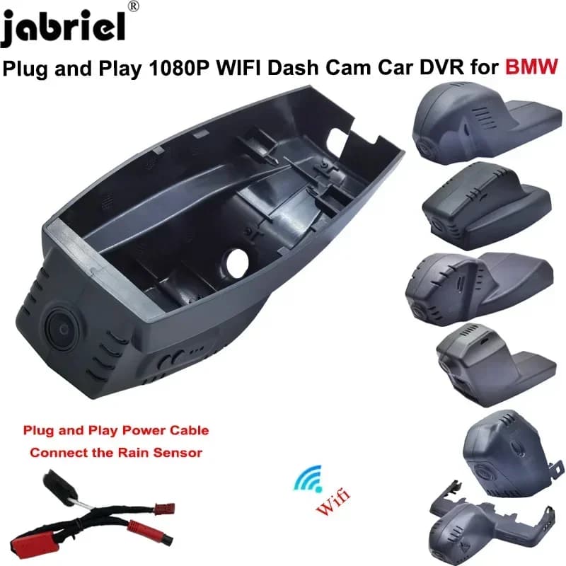 Telecamera Anteriore WiFi Plug and Play 1K 1080P per BMW E84 E82 E90 E91 E60 E61 F30 F31 F34 F32 F33 G30 G31 G32 F15 F48 F39 F25 F15 F26
