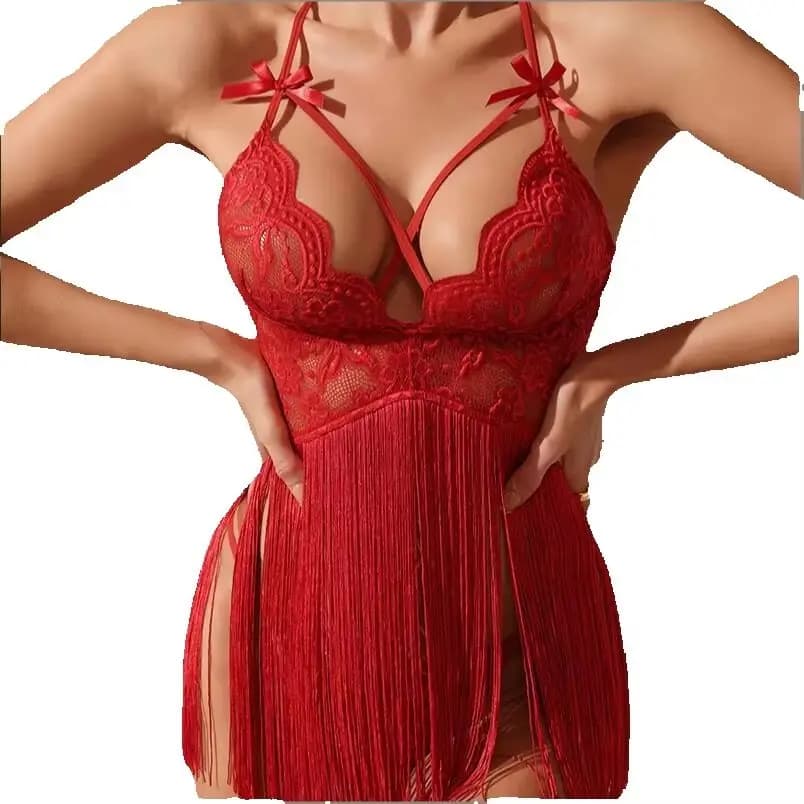 Camicia da notte calda per le signore vedere attraverso gli indumenti da notte pigiama Sexy camicie da notte in rete floreale vestito da notte in pizzo Sexy Lingerie